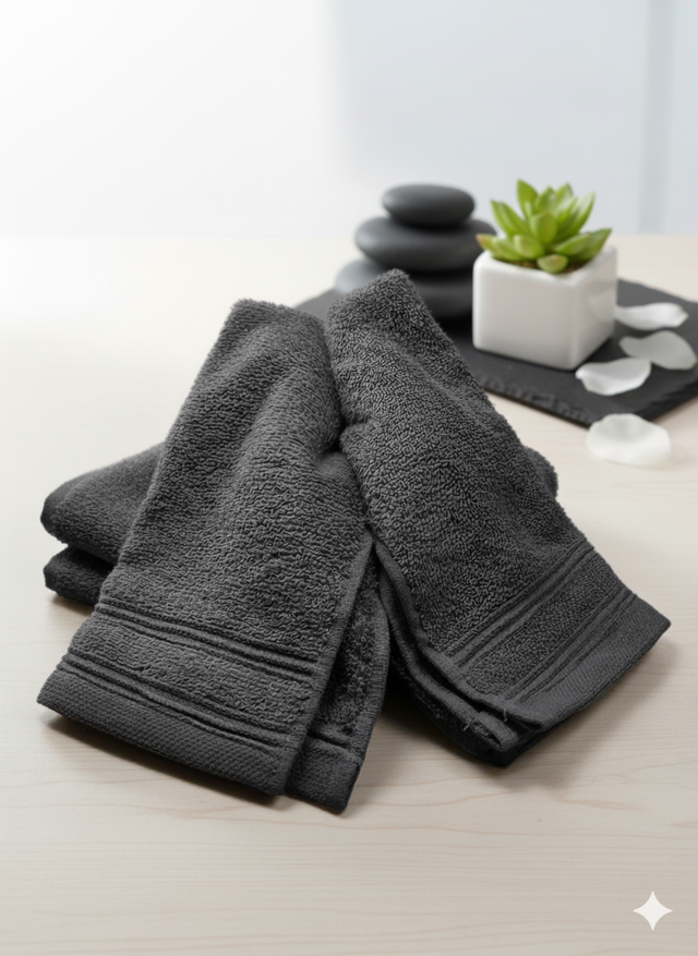 Serviette invité personnalisable - Police Allura