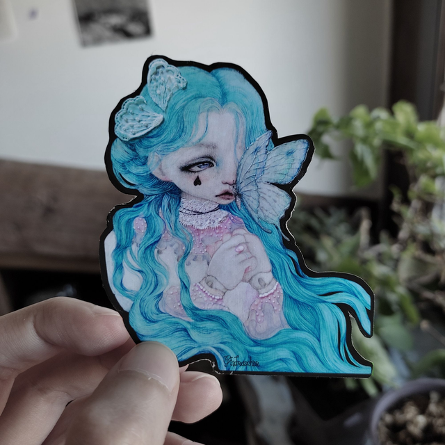 Sticker ~ I don't want you to fly away