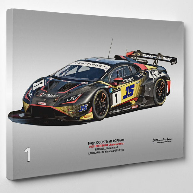 C250401 Lamborghini Huracan GT3EVO British GT 25 Barwell #1 DNPK _ICA8864