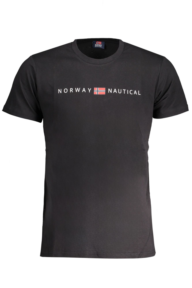 NORWAY 1963 T-SHIRT MANICHE CORTE UOMO NERO