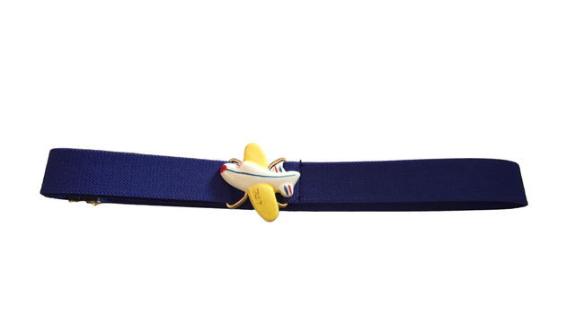 Ceinture bleue avion enfants 