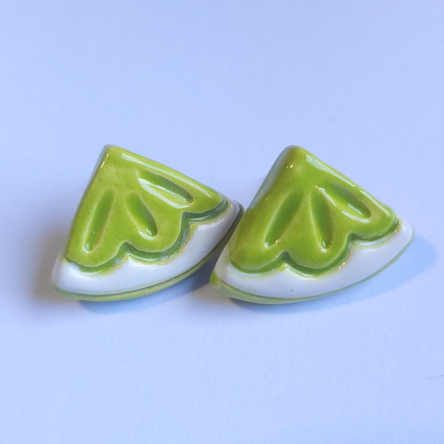 Citrus Slice Stud Earrings