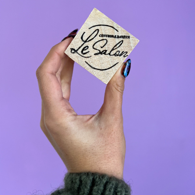 Tampon Logo gravé à la main avec amour