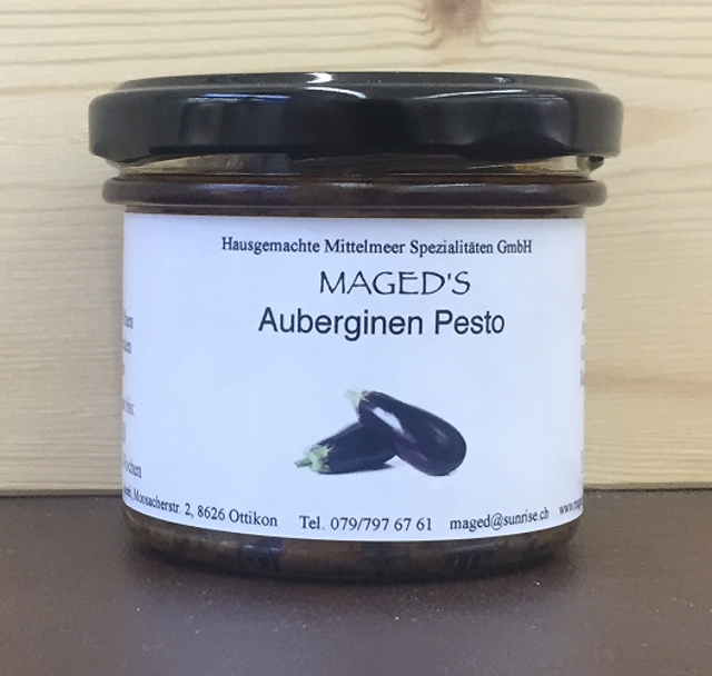Auberginen Pesto