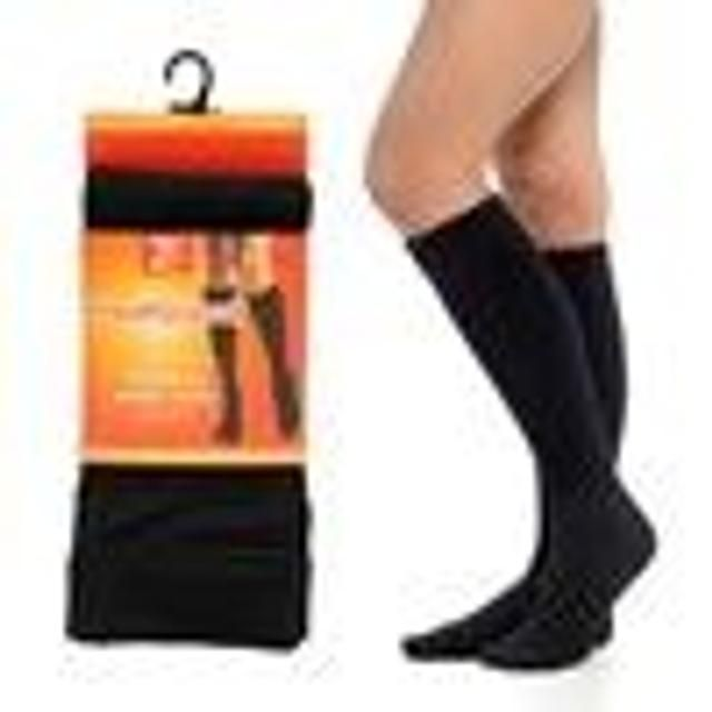 Ladies Thermal Knee High Socks 2 pair pack M26