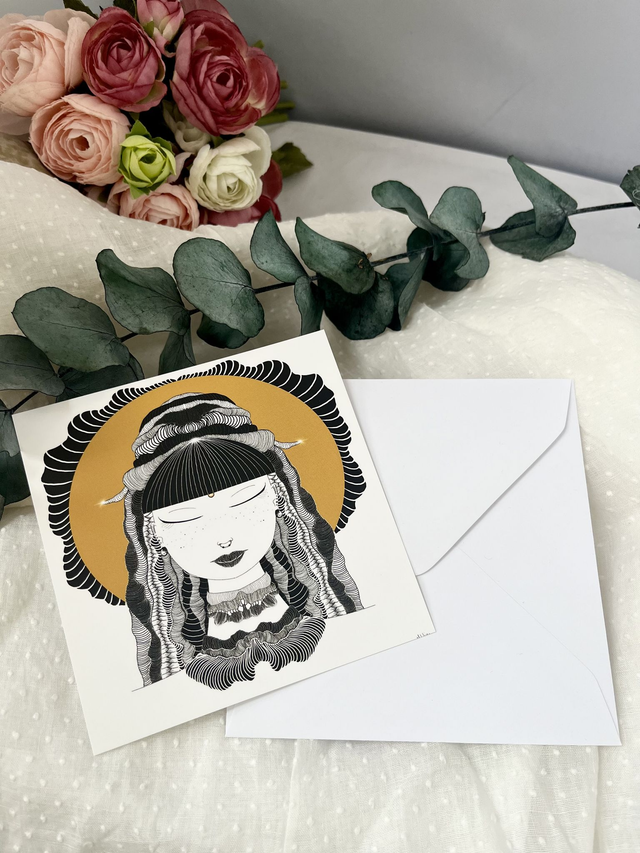 Carte postale carrée 