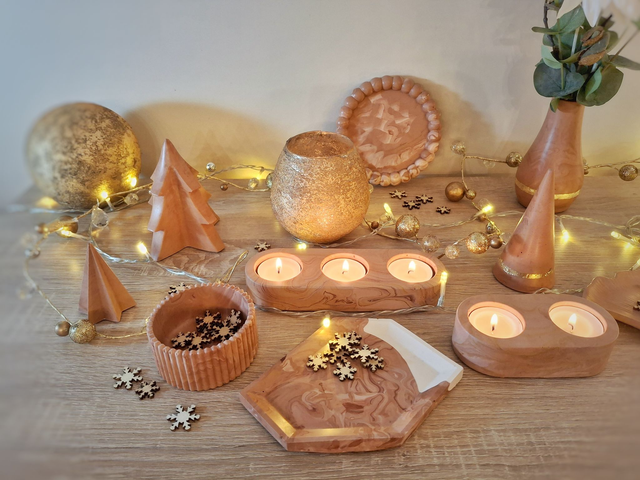 Plat hexagonal asymétrique