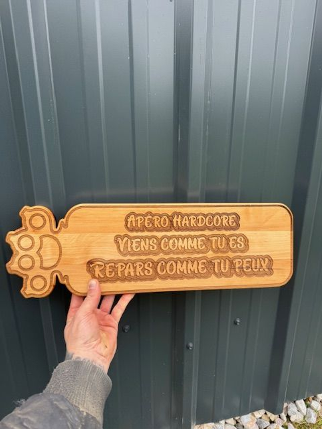 Planche Apéro &quot;Poing Américain&quot; - model 1