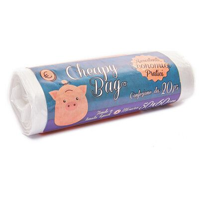 CHEAPY BAG SACCHETTI SPAZZATURA FONDO A TENUTA LIQUIDI/VARIE MISURE