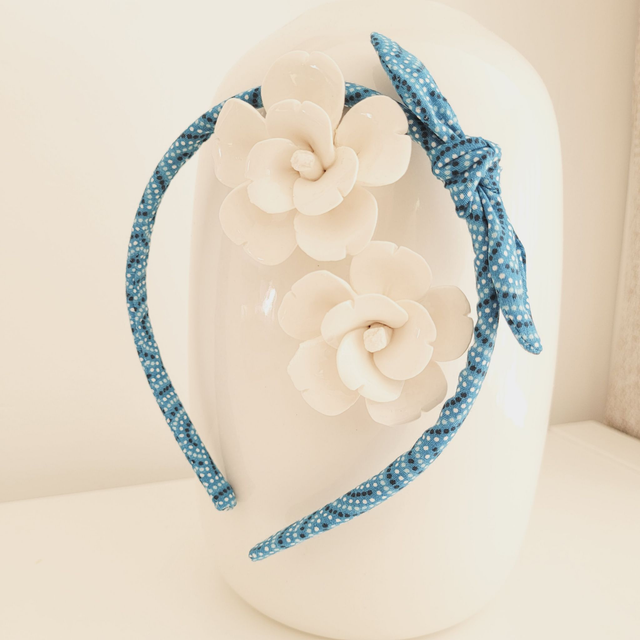 Serre-tête &quot;turquoise&quot;