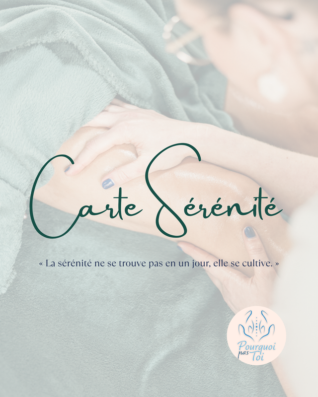 Massage - Carte de Sérénité (5 massages de 75 min)