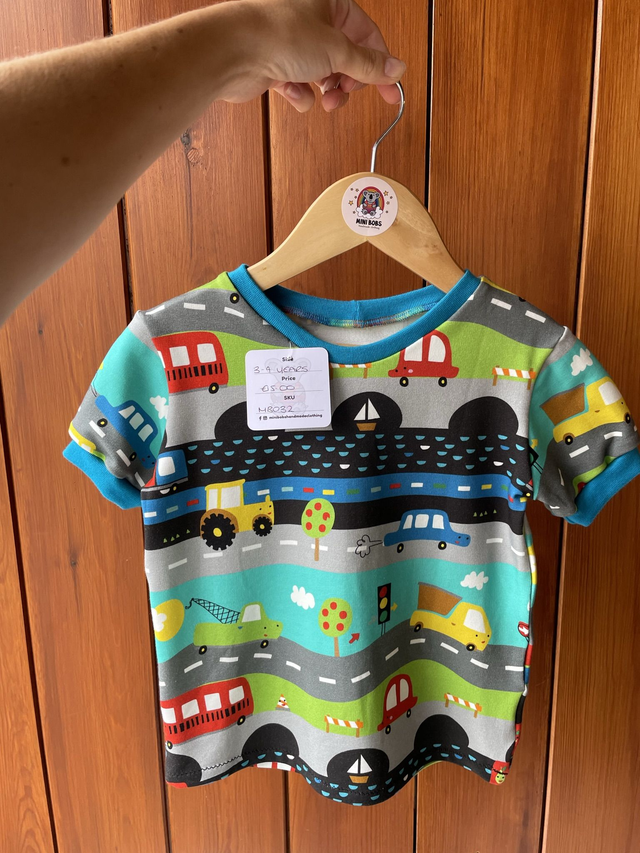 Car Road  T-Shirt 3-4 Years