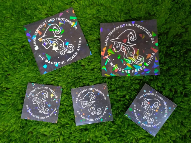 Hexen Antifa Holo Sticker [ST0001] 