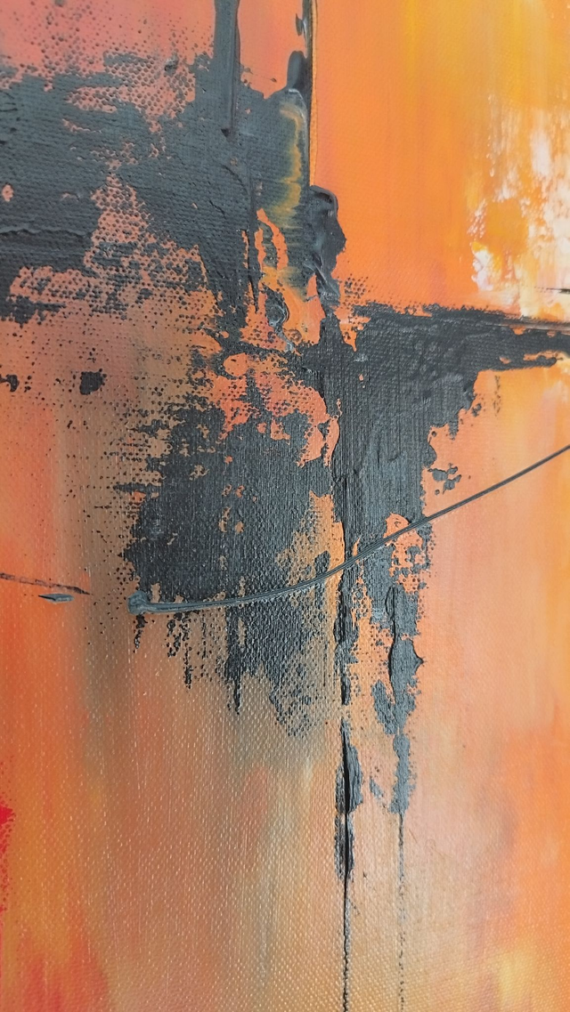 tableau abstrait – art contemporain moderne – Toile création unique signée