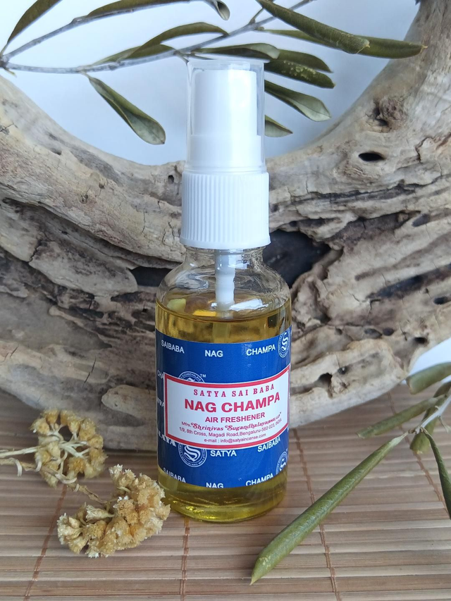 Vaporisateur parfum d'ambiance NAG CHAMPA SATYA 30ml - Exotique et relaxant