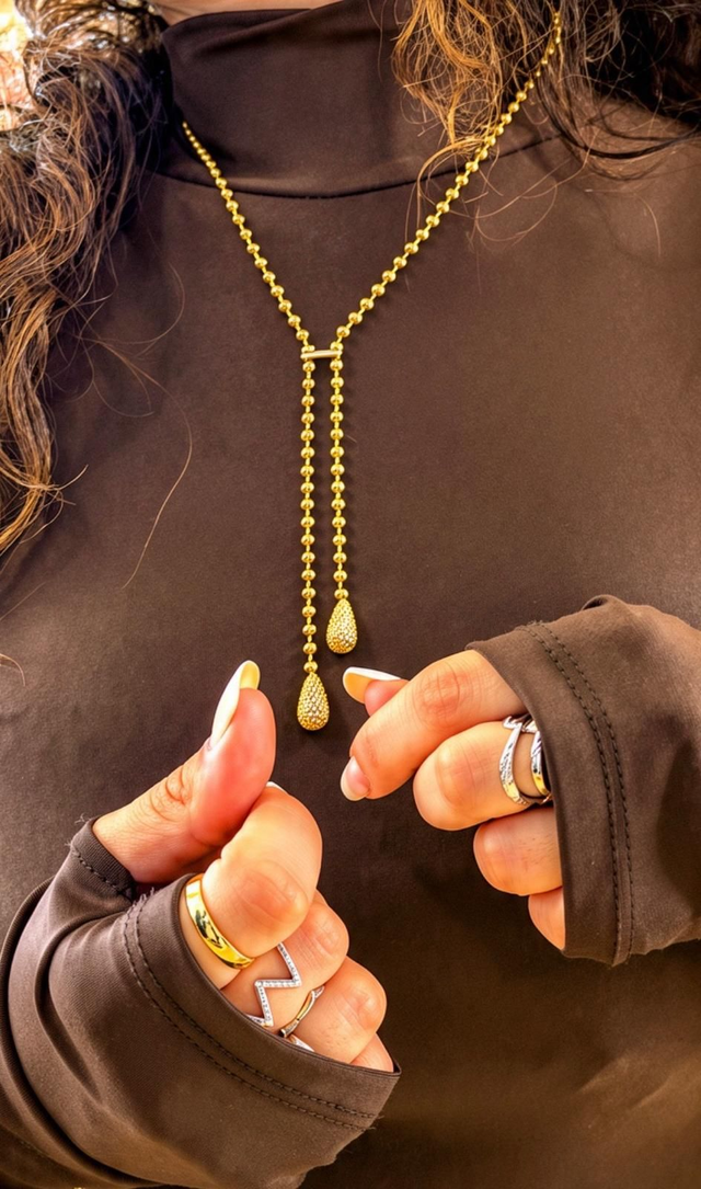 Collana Lariat Gold
