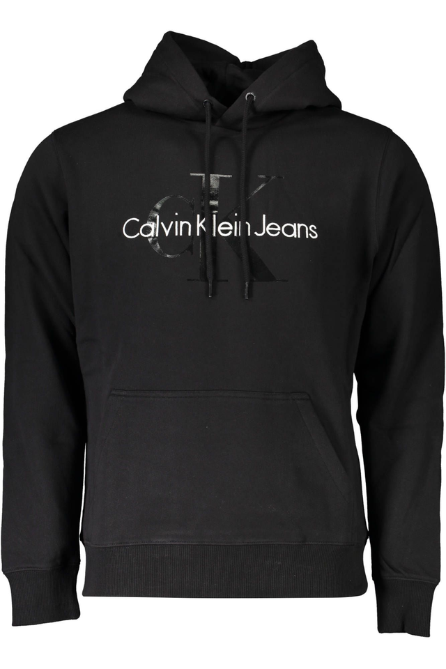 CALVIN KLEIN FELPA SENZA ZIP UOMO NERO