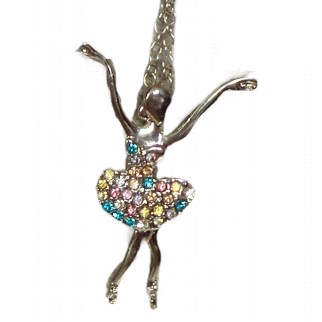 Rainbow Ballerina Necklace