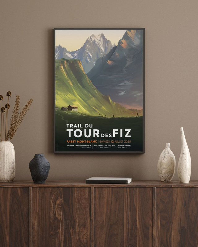 Affiche officielle du Trail du Tour des Fiz 2025