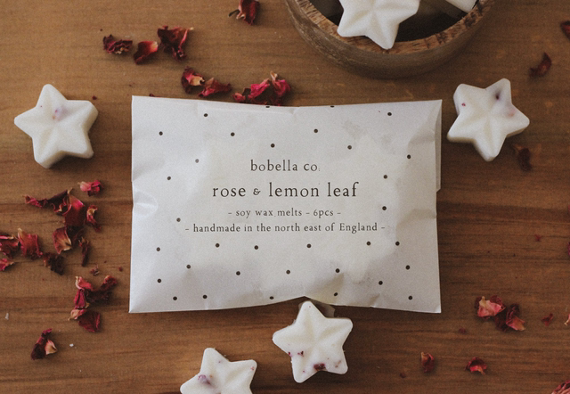 Rose &amp; Lemon Leaf Wax Melts
