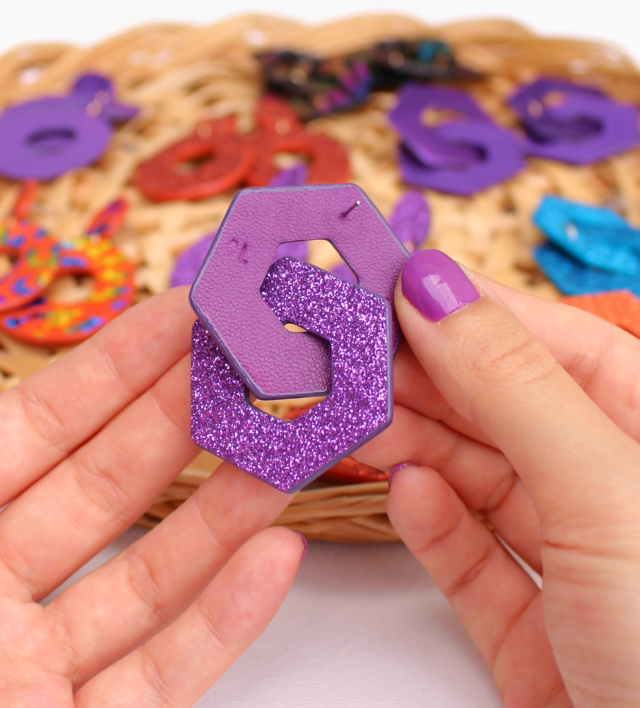 Astra • violet pailleté