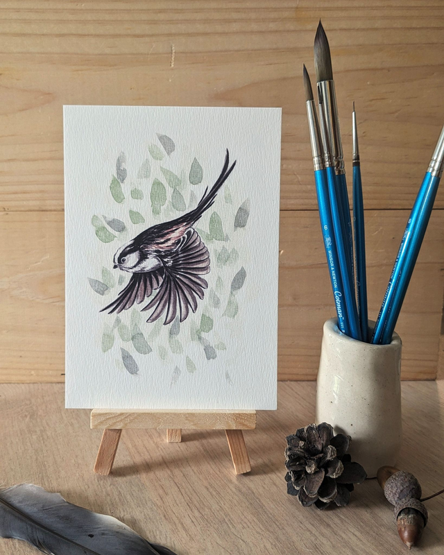 L'Orite à longue queue - carte A6