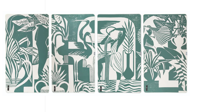 9e Concept - OLIVIA DE BONA - Pack 4 serviettes + totbag