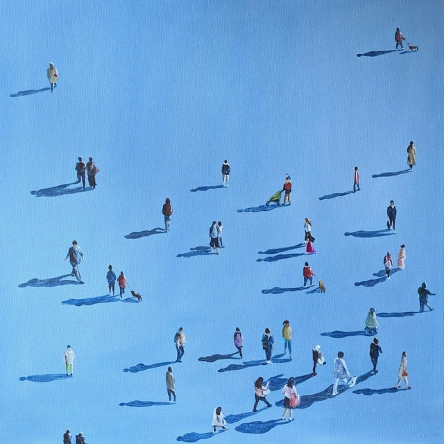 People watching