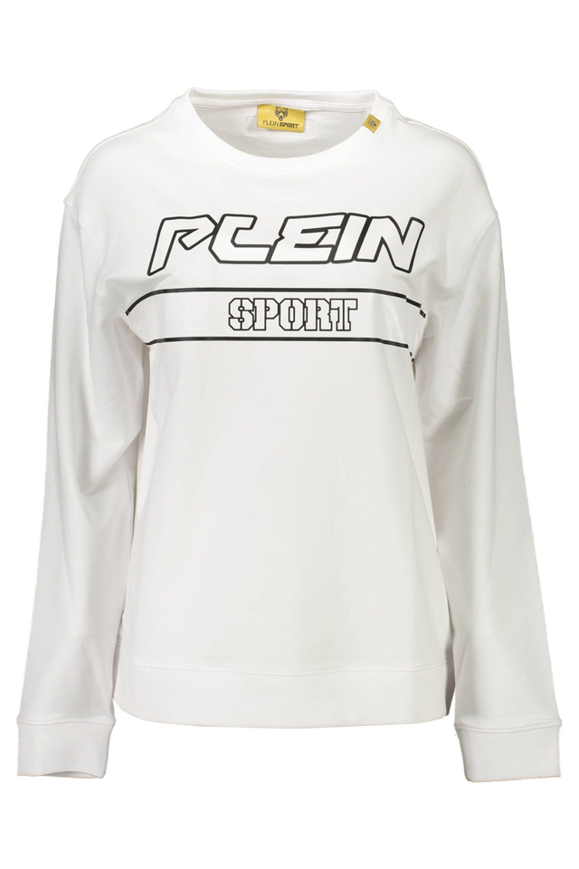 PLEIN SPORT FELPA SENZA ZIP DONNA BIANCO