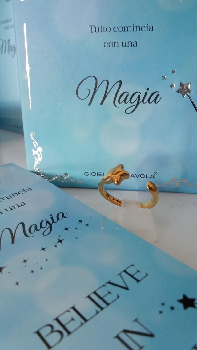 Anello " believe in magic"