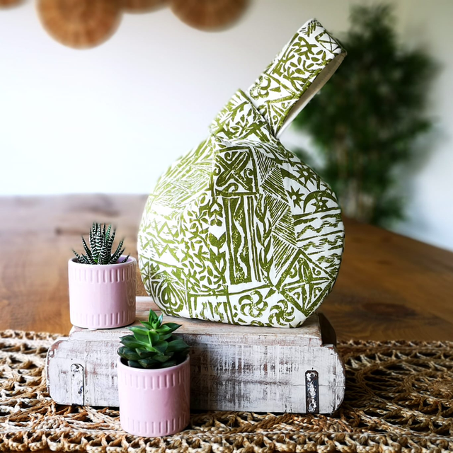 Knot Handbag - Green