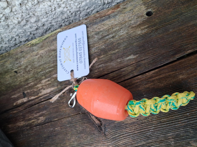 Float Key Ring - Float Newlyn and rope from St Ives