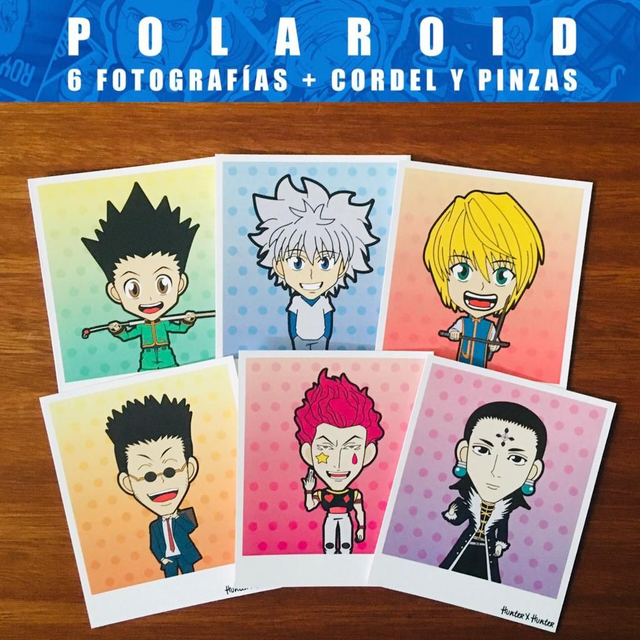 Set polaroid  Hunter X Hunter