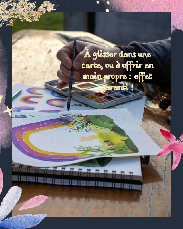Bon cadeau Atelier Aquarelle - Edition Fête des Mères