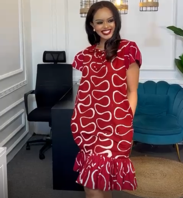 Short batik dress