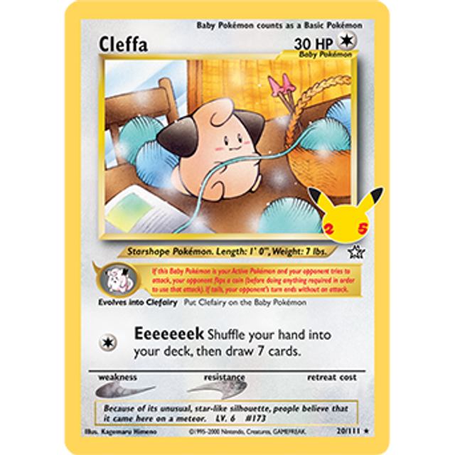 Celebrations: Cleffa 20/111