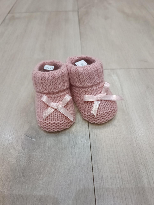 Chausson tricot bébé