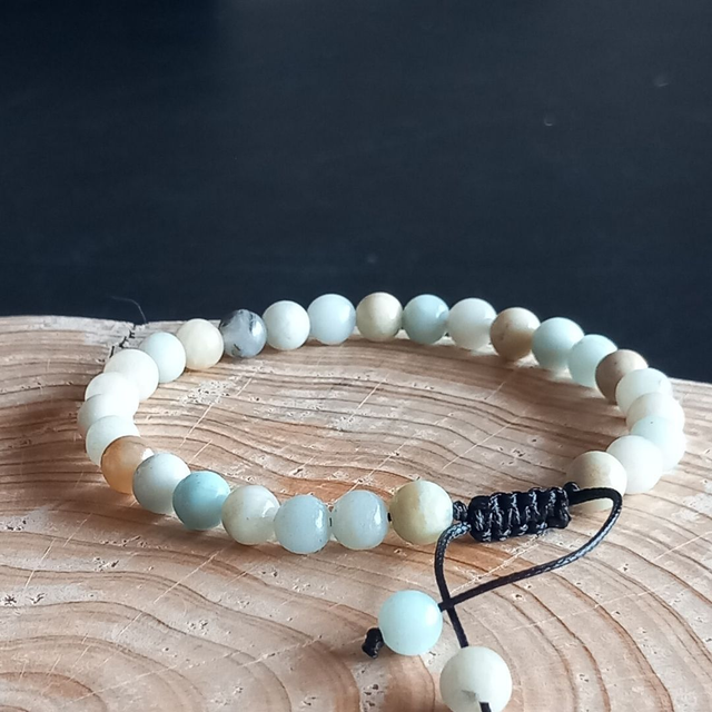 Bracelet ajustable en Amazonite multi