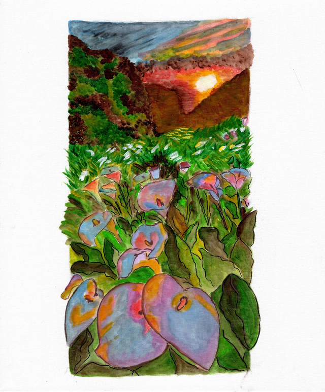 Lilies in the valley - A4 print