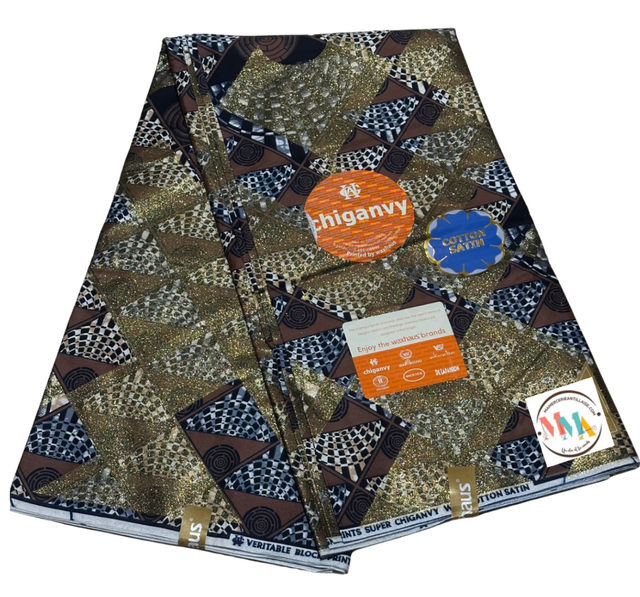 Wax Savannah 5m40 Coton Pailleté 