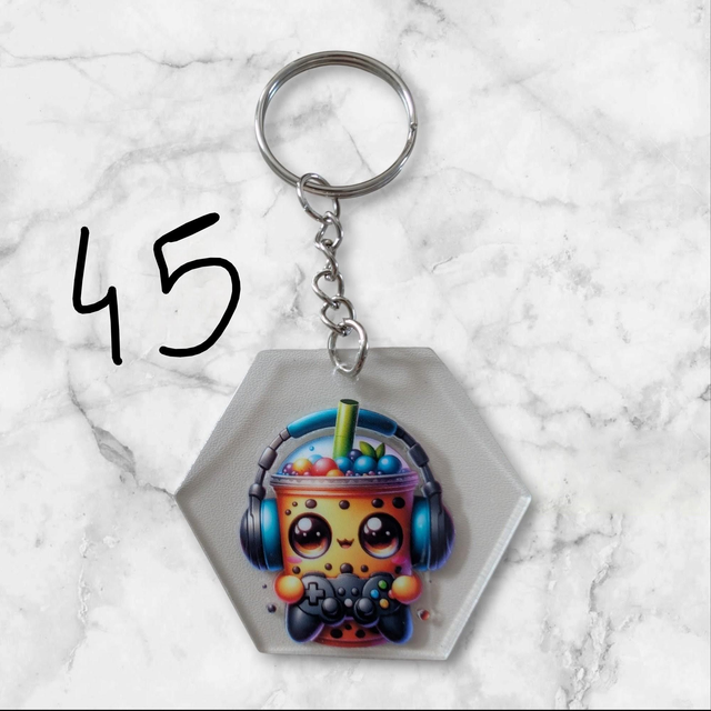 Porte clé uvdtf 6 côtés