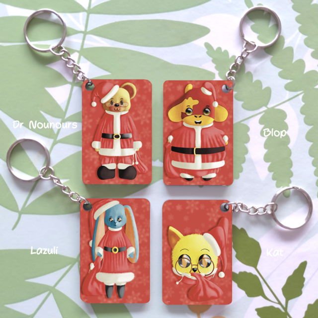 Dr Nounours - Noël - Porte-clés