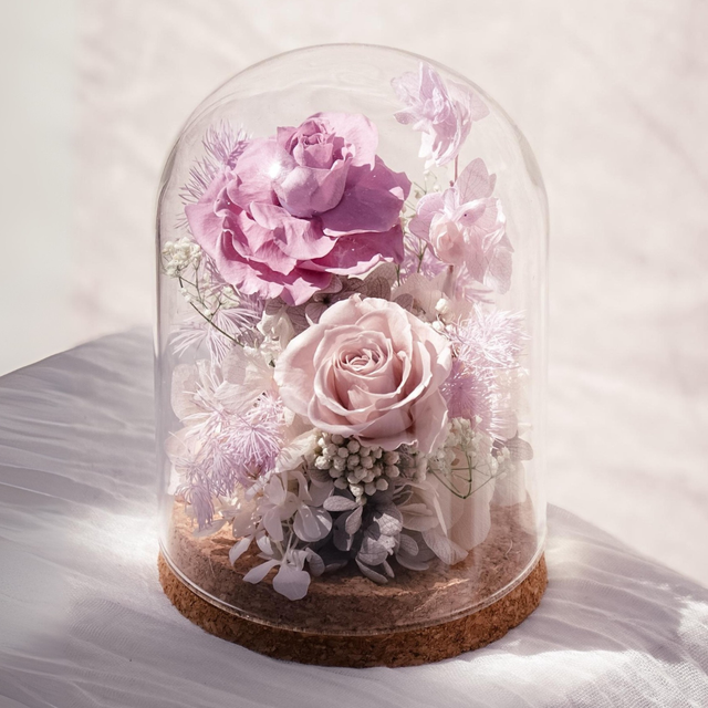 Lavender Drift | Preserved Flower Glass Dome | Next-Day Flower Delivery in Bristol | UK-Wide Delivery