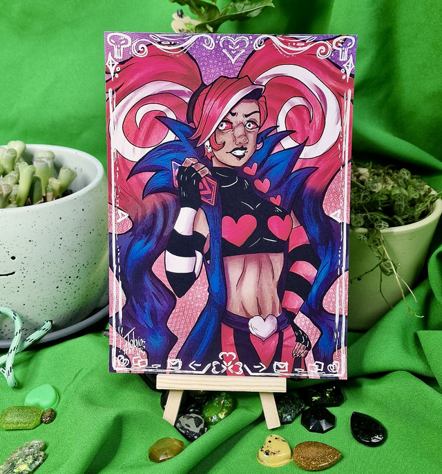 Velvet Hazbin Hotel Overlord Print