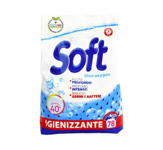 Soft- Mosópor Blue oxygen 78 mosás