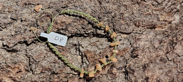 Bracelet macramé aventurine Ref.D8