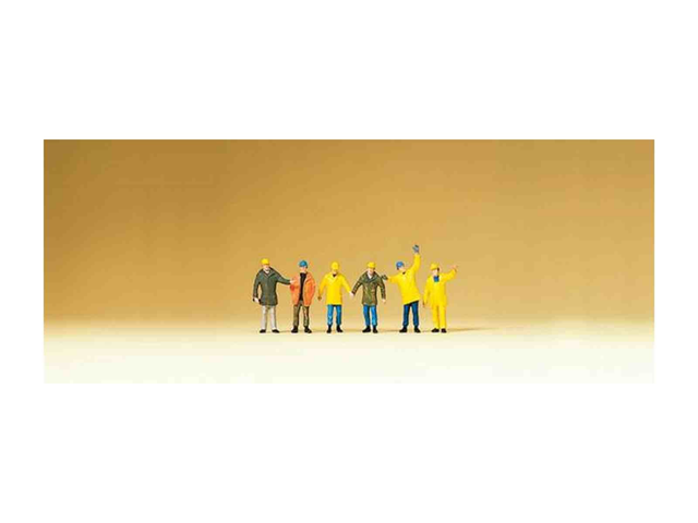 ouvriers en combinaison Preiser 88537 Z