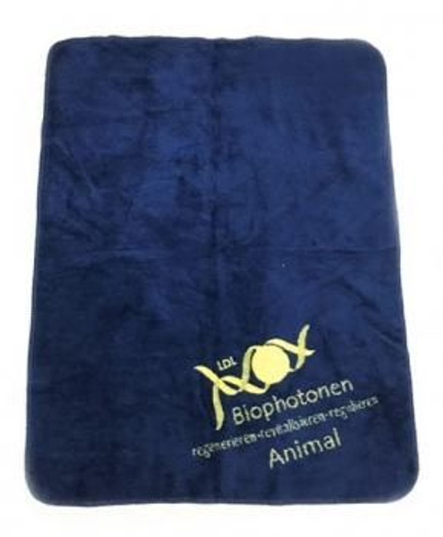 Biofoton-Filt Häst, blå/gul, 220 cm x 150 cm