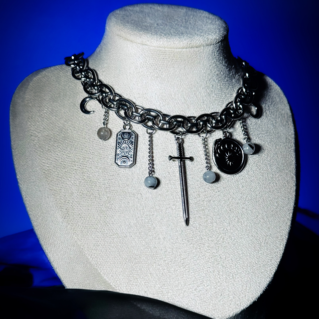 Collier PUISSANCE quartz tourmaline 