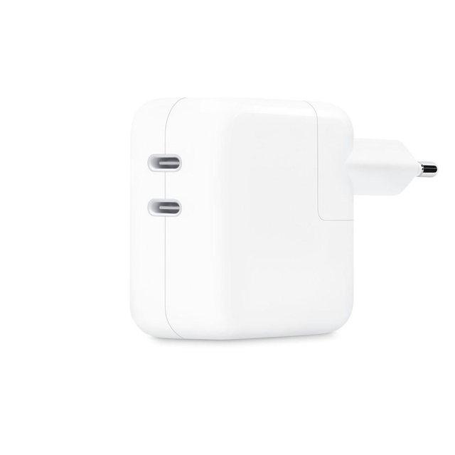 Adaptador de energia USB-C de 35W com duas portas

